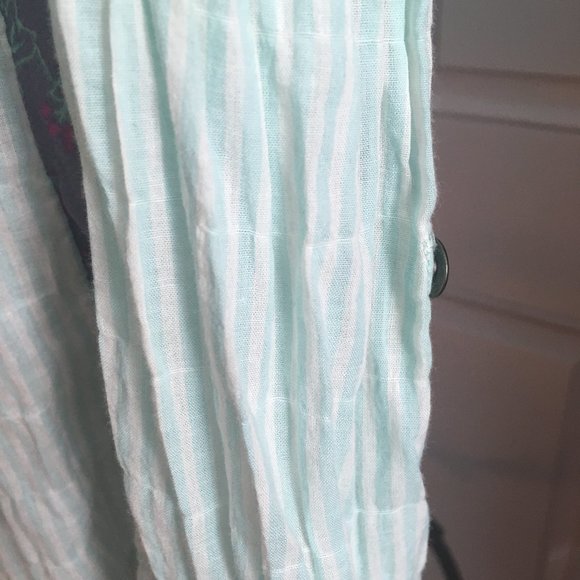 Free People Mixed Media Blouse NWT - Picture 6 of 16